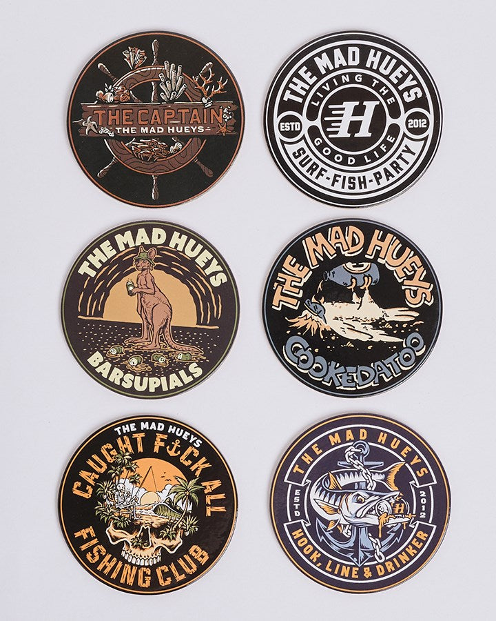 The Mad Hueys HUEYS | DRINKING COASTERS