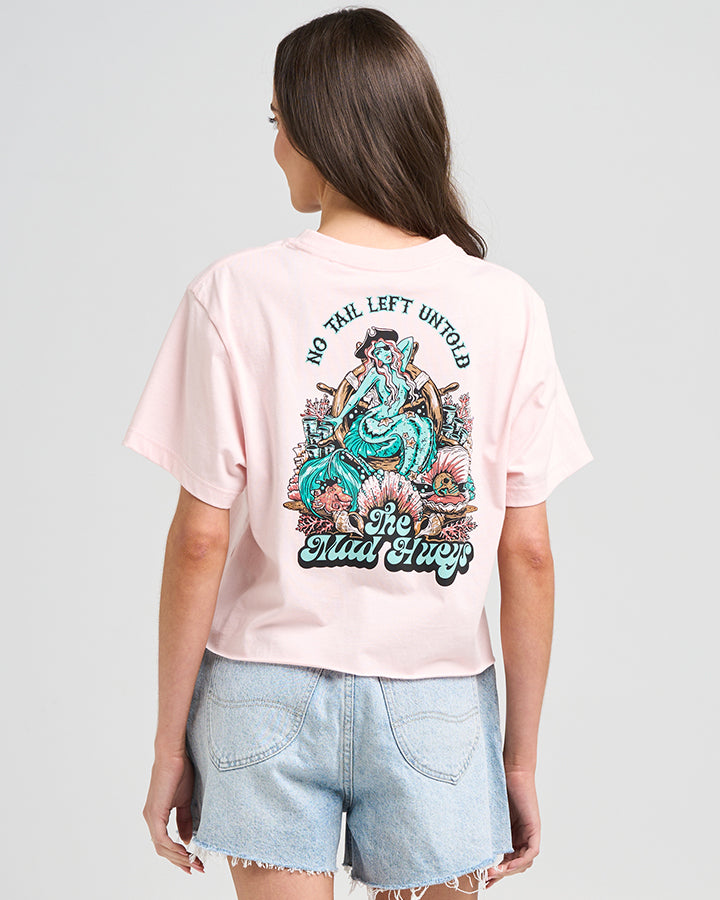 The Mad Hueys TAIL UNTOLD | WOMENS CROP SS TEE