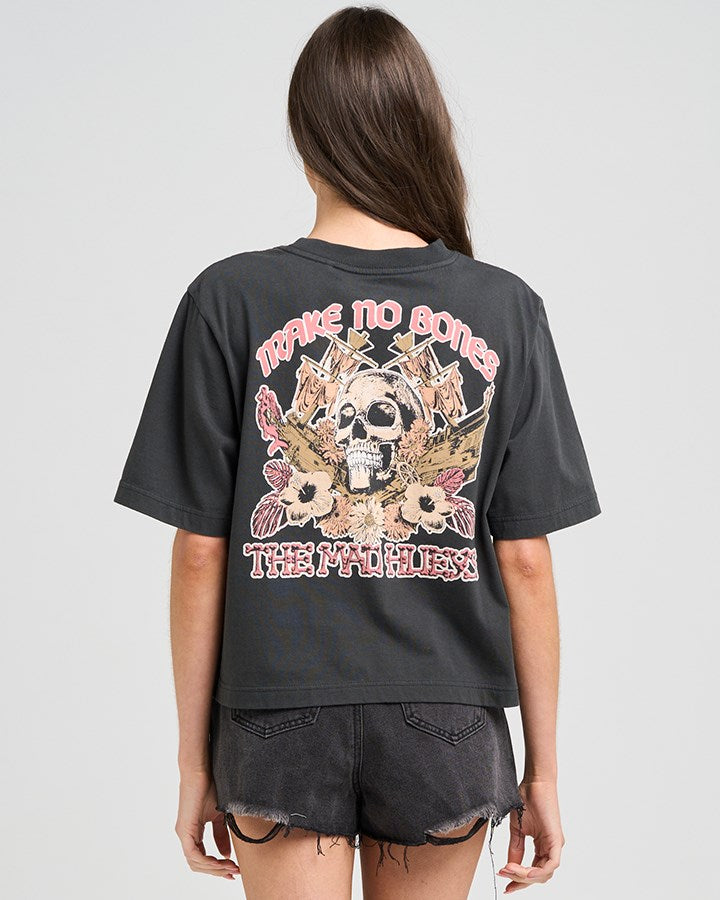 The Mad Hueys MAKE NO BONES | WOMENS BOXY TEE