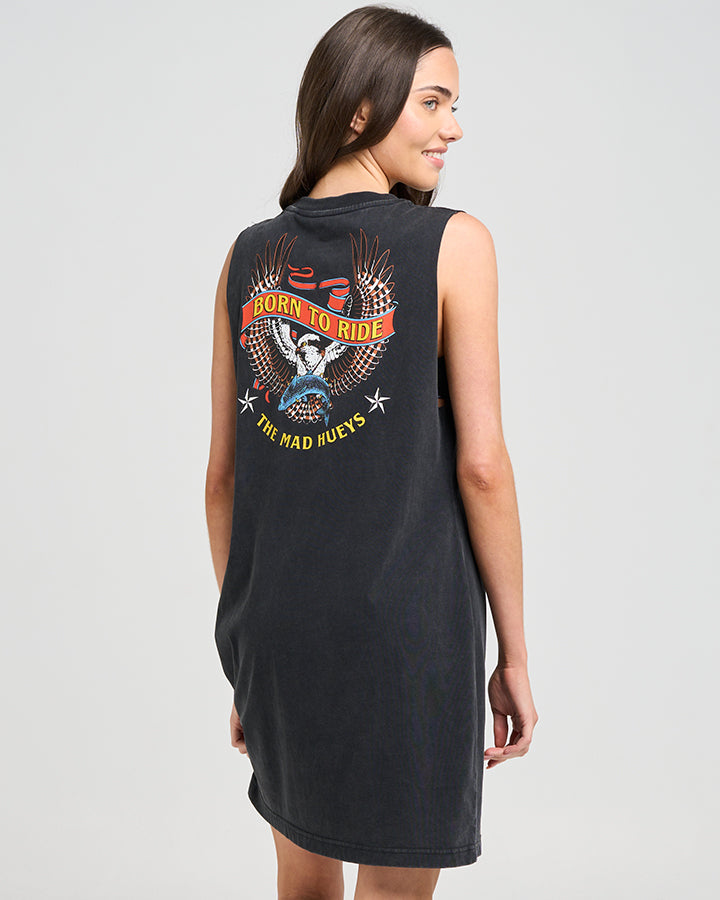 The Mad Hueys BORN TO RIDE | WOMENS MUSCLE DRESS