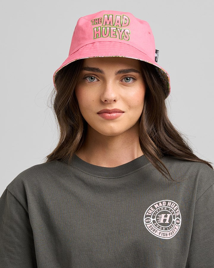 The Mad Hueys GALAH ANCHOR | WOMENS REVERSIBLE BUCKET HAT
