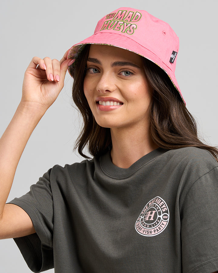 The Mad Hueys GALAH ANCHOR | WOMENS REVERSIBLE BUCKET HAT