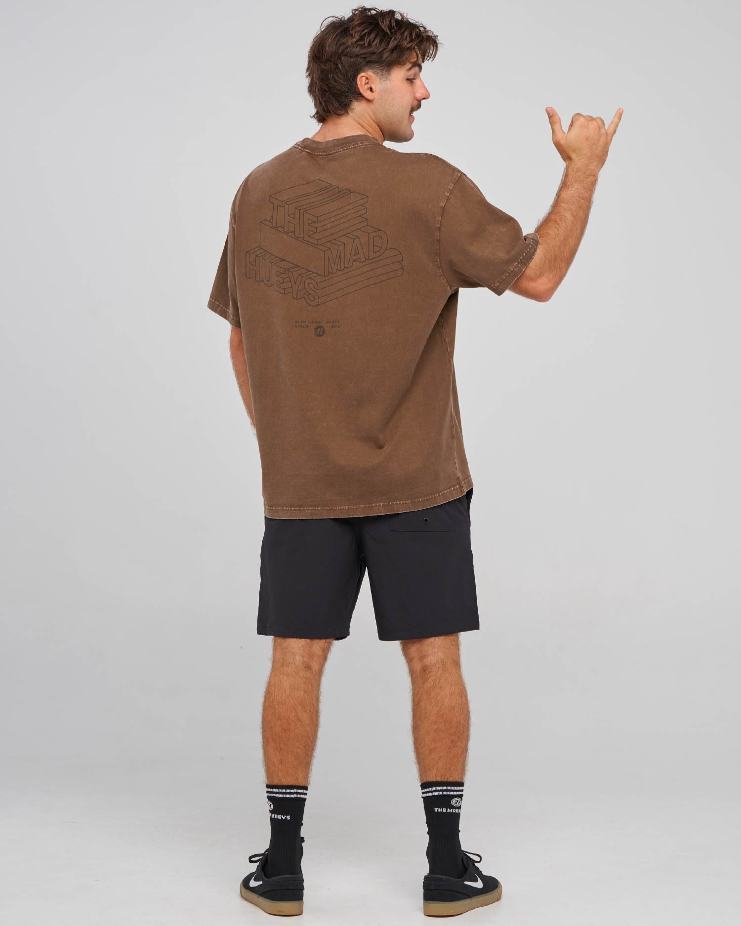 The Mad Hueys HUEYS LETTER | OVERSIZED SS TEE