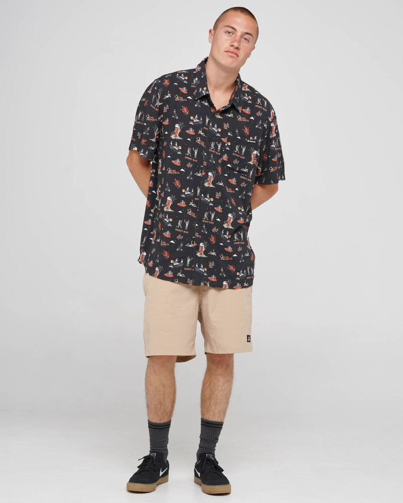 The Mad Hueys SHOEY BAR | SS WOVEN SHIRT