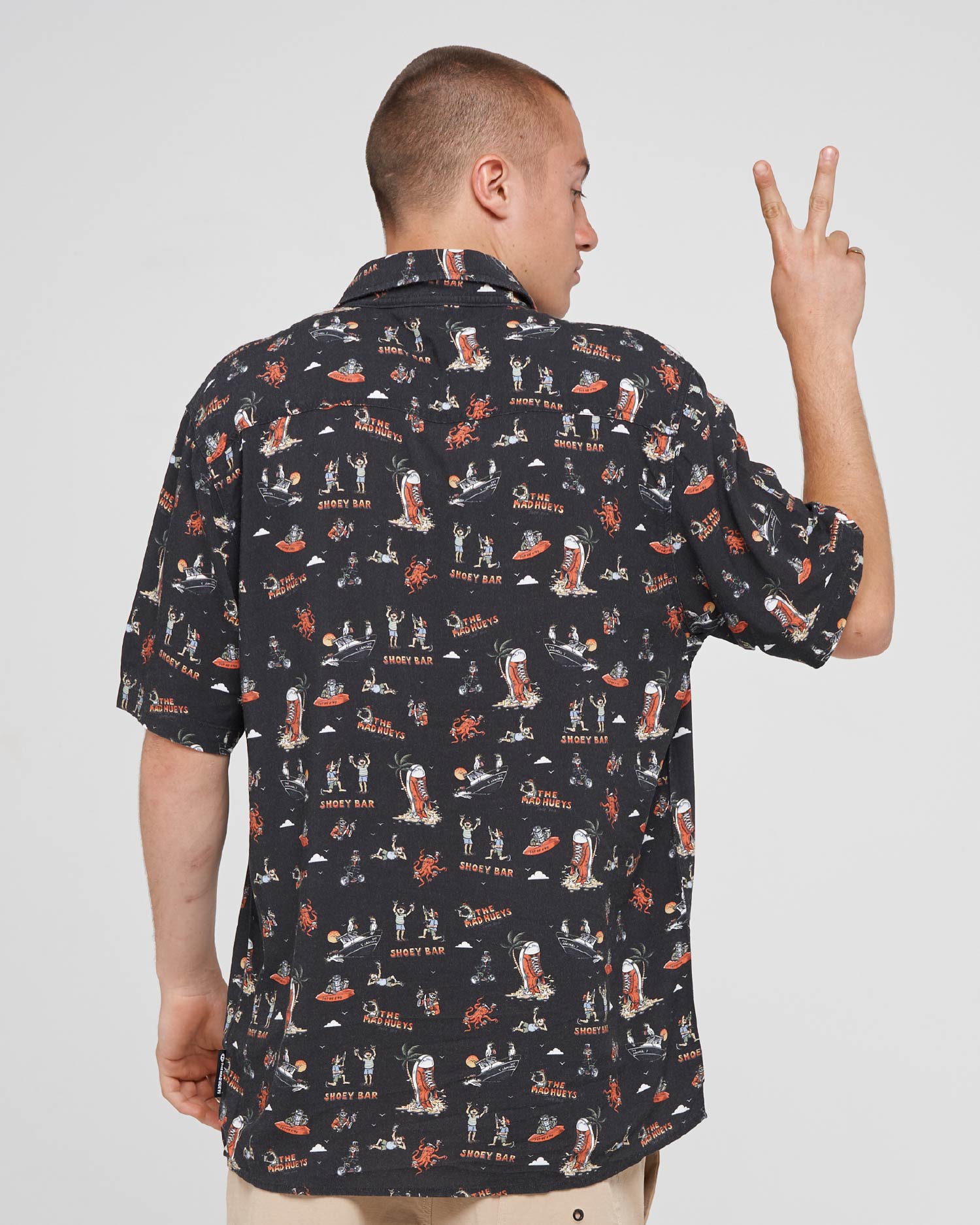 The Mad Hueys SHOEY BAR | SS WOVEN SHIRT