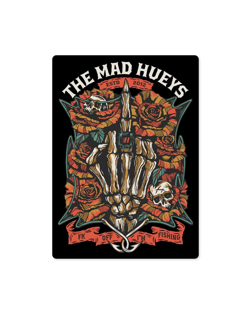 The Mad Hueys SHIELD FK OFF | STICKER
