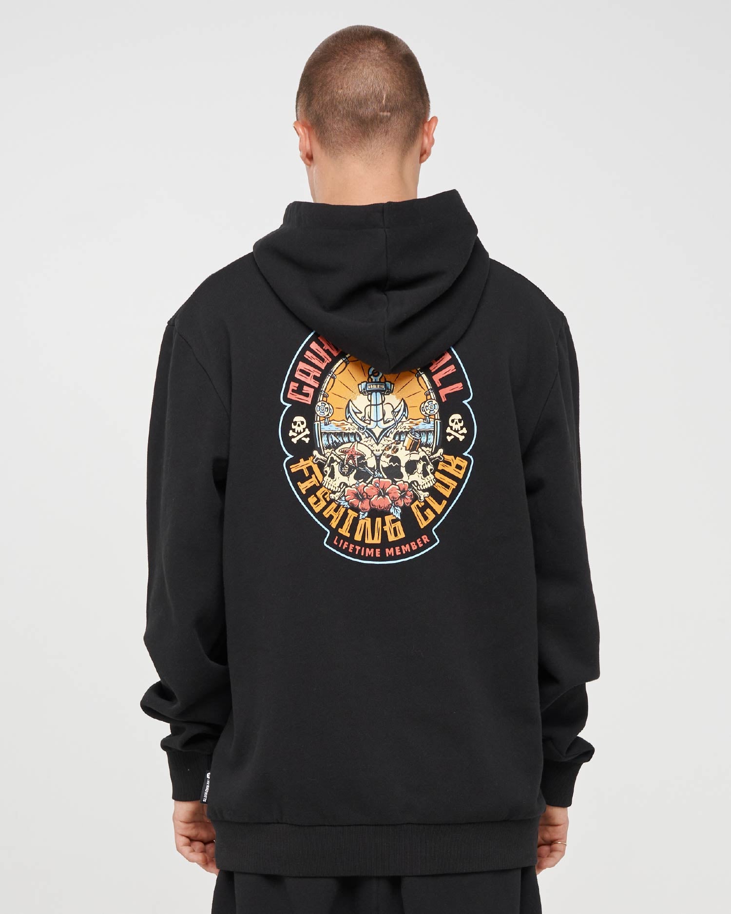 The Mad Hueys CAUGHT FK SKULL | HOODED PULLOVER
