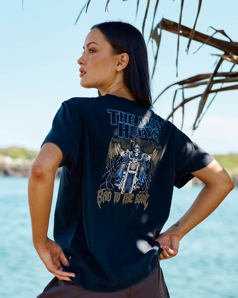 The Mad Hueys BAD TO THE BONE | WOMENS SS TEE