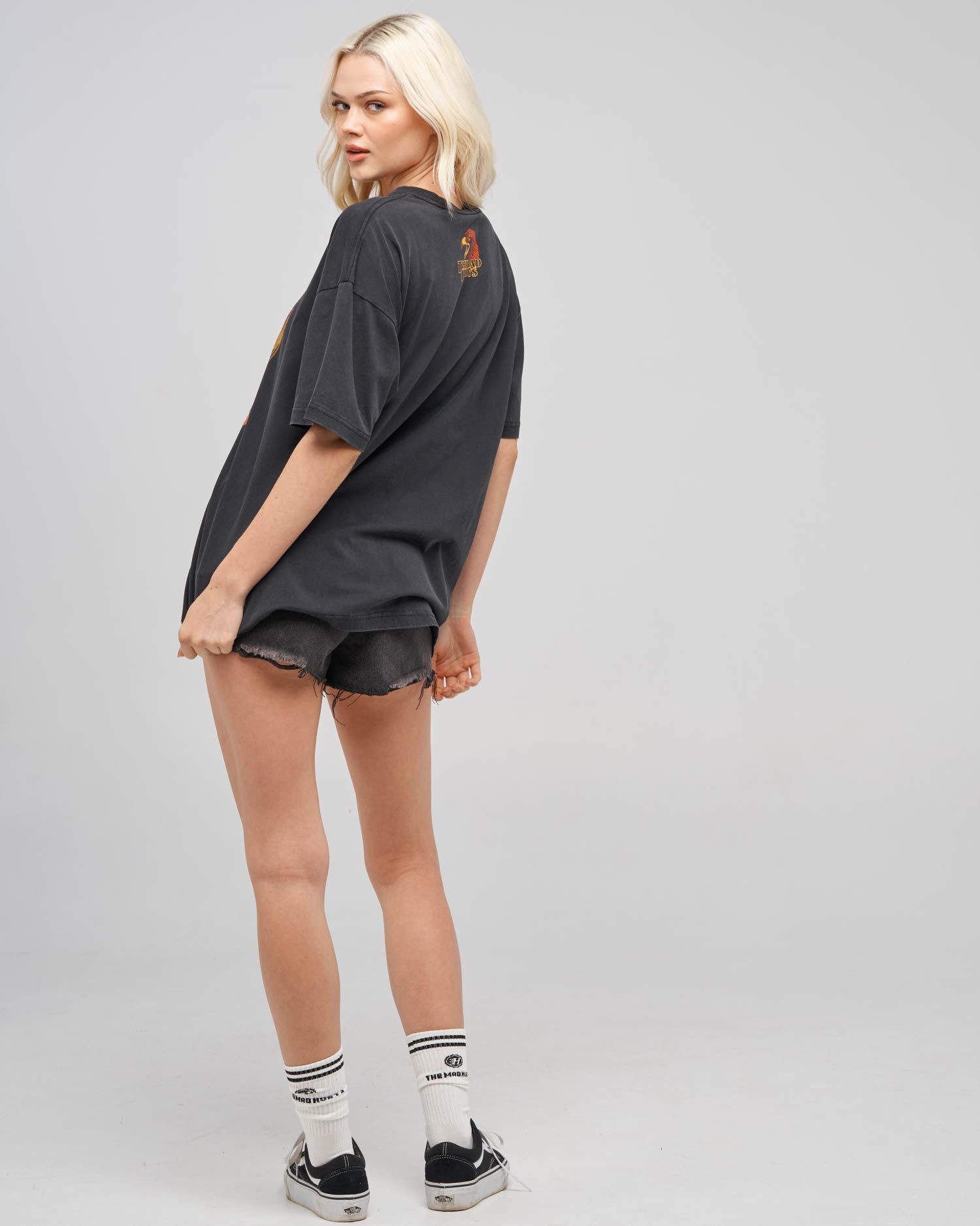 The Mad Hueys BAD TO THE BONE | WOMENS OVERSIZED TEE