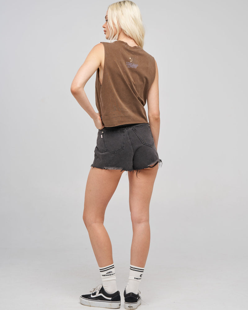 The Mad Hueys BAD TO THE BONE | WOMENS CROP MUSCLE