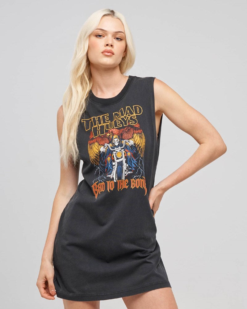 The Mad Hueys BAD TO THE BONE | WOMENS MUSCLE DRESS