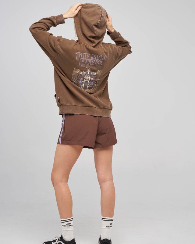 The Mad Hueys BAD TO THE BONE| WOMENS HOODED PULLOVER