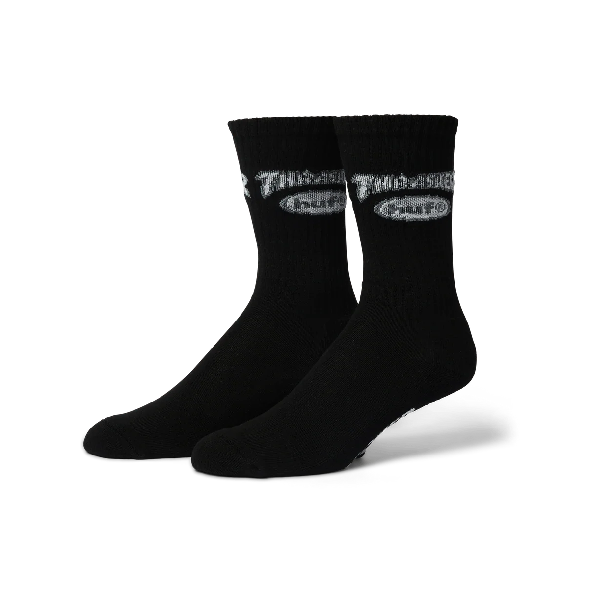 Huf X Thrasher Logo Socks - Black