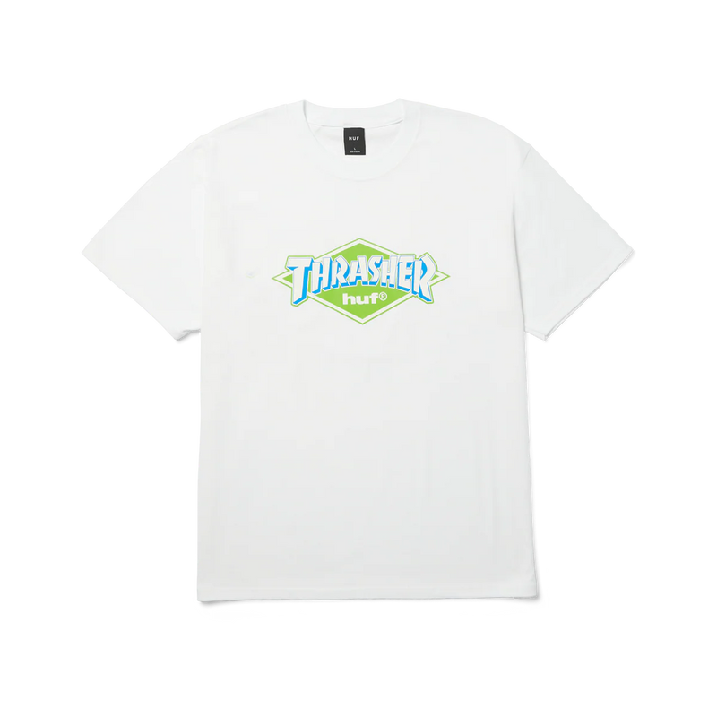 Huf X Thrasher Logo Tee - White