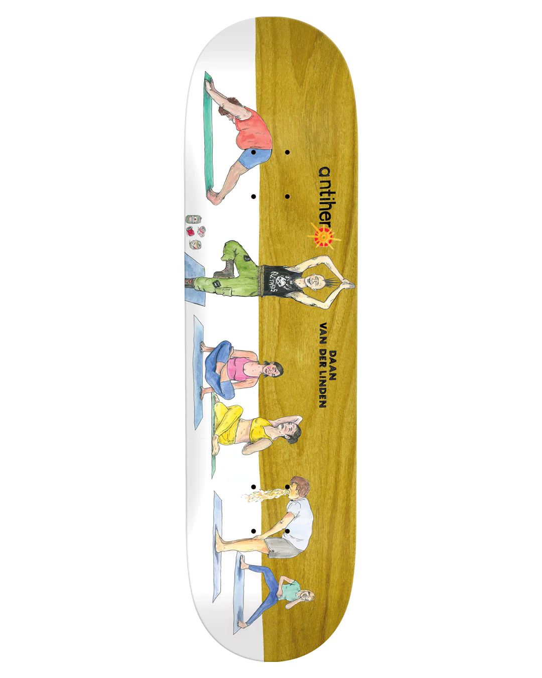 ANTIHERO DAAN VANDERLINDEN I FARTED IN YOGA CLASS 8.38" DECK