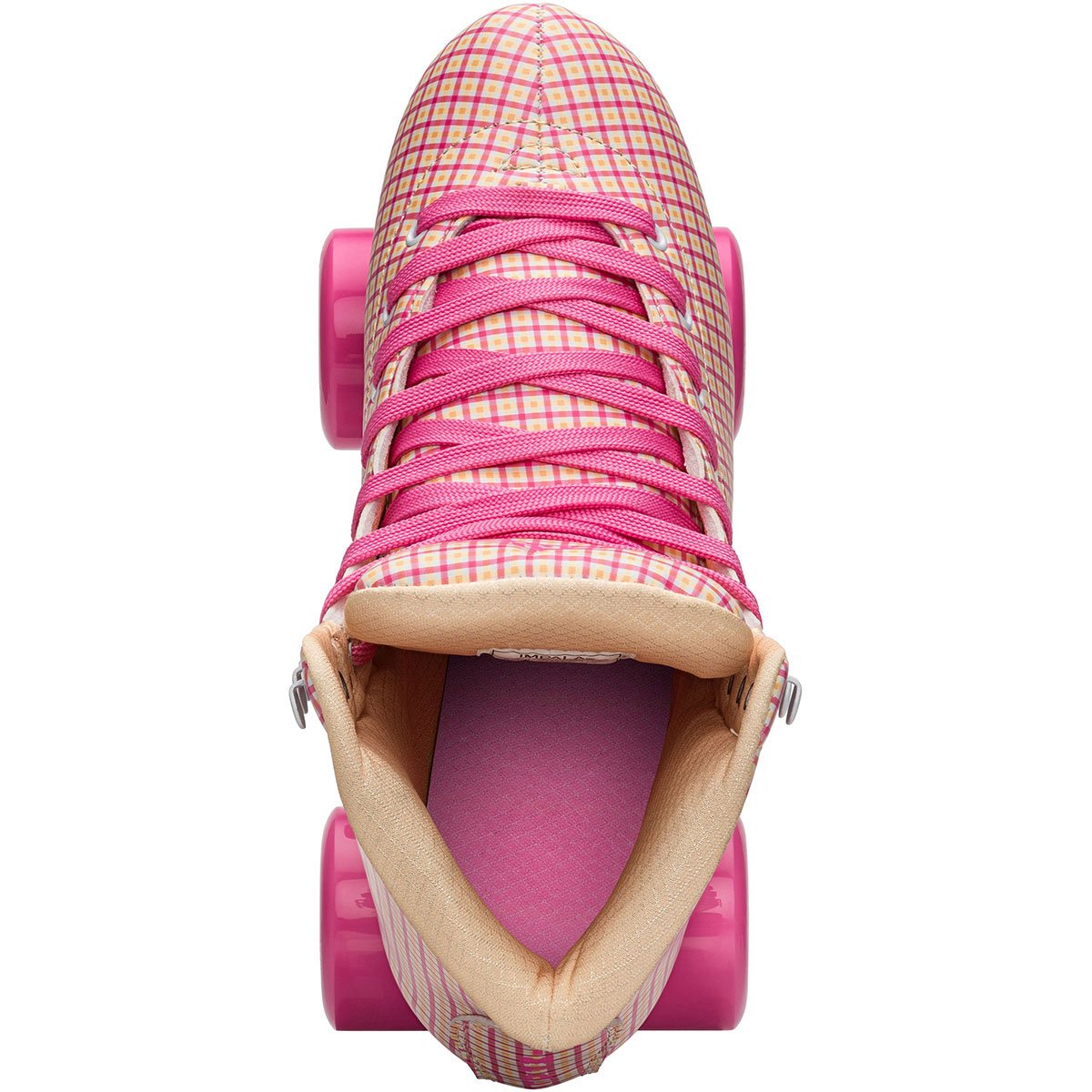 Impala Womens Rollerskates Pink Tartan