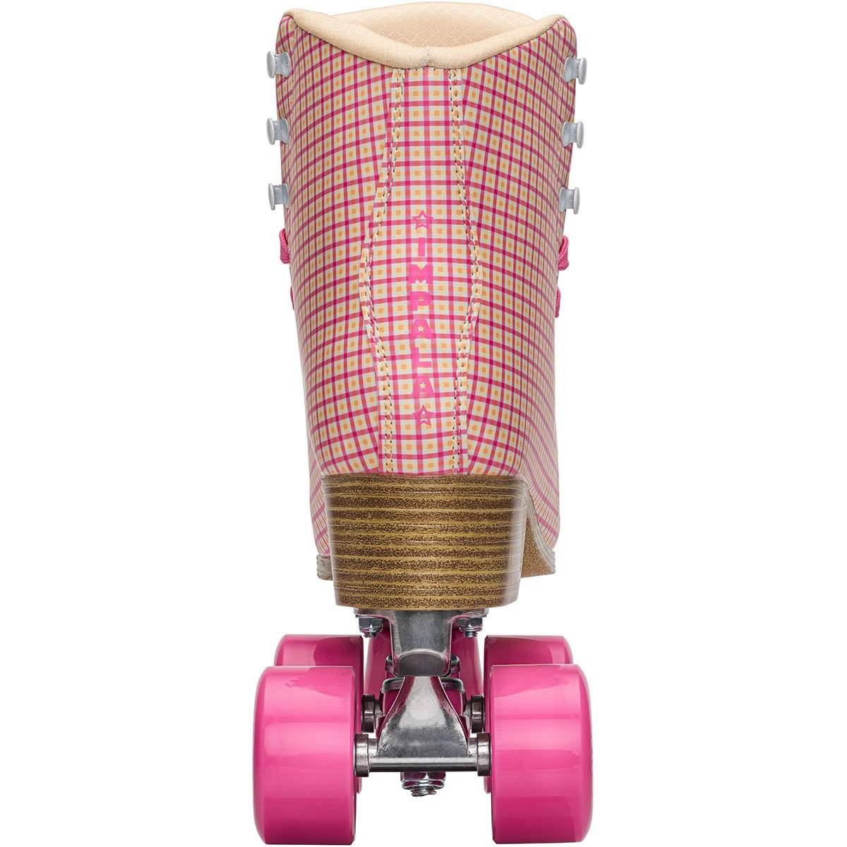 Impala Womens Rollerskates Pink Tartan