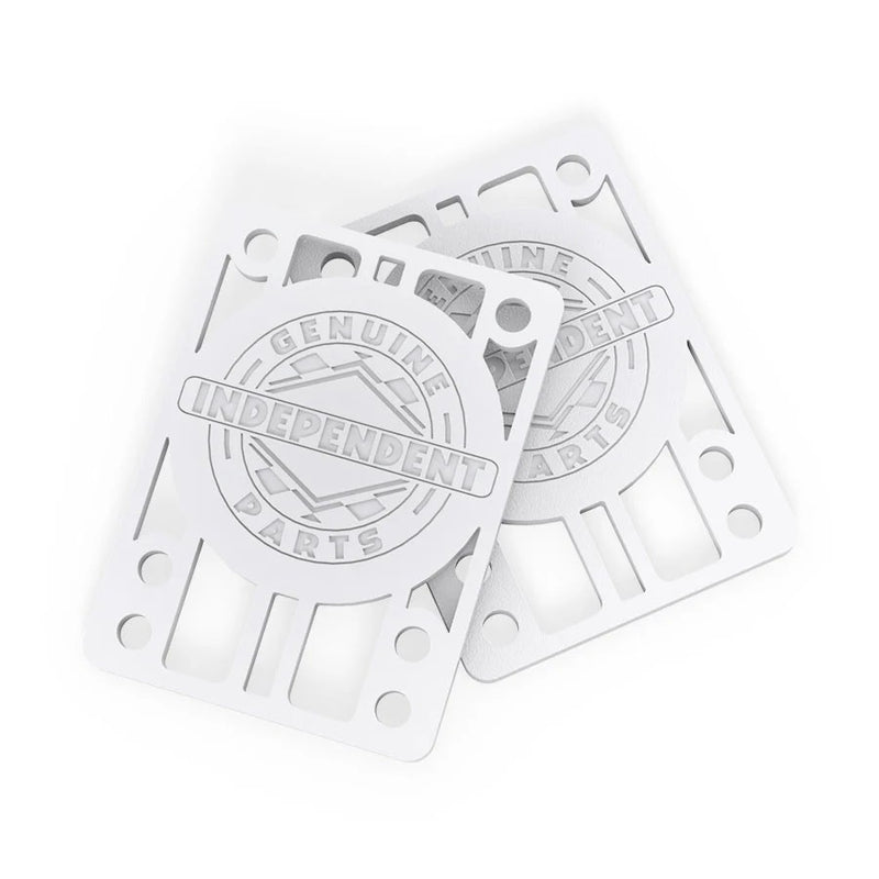Independent 1/8" Riser - White