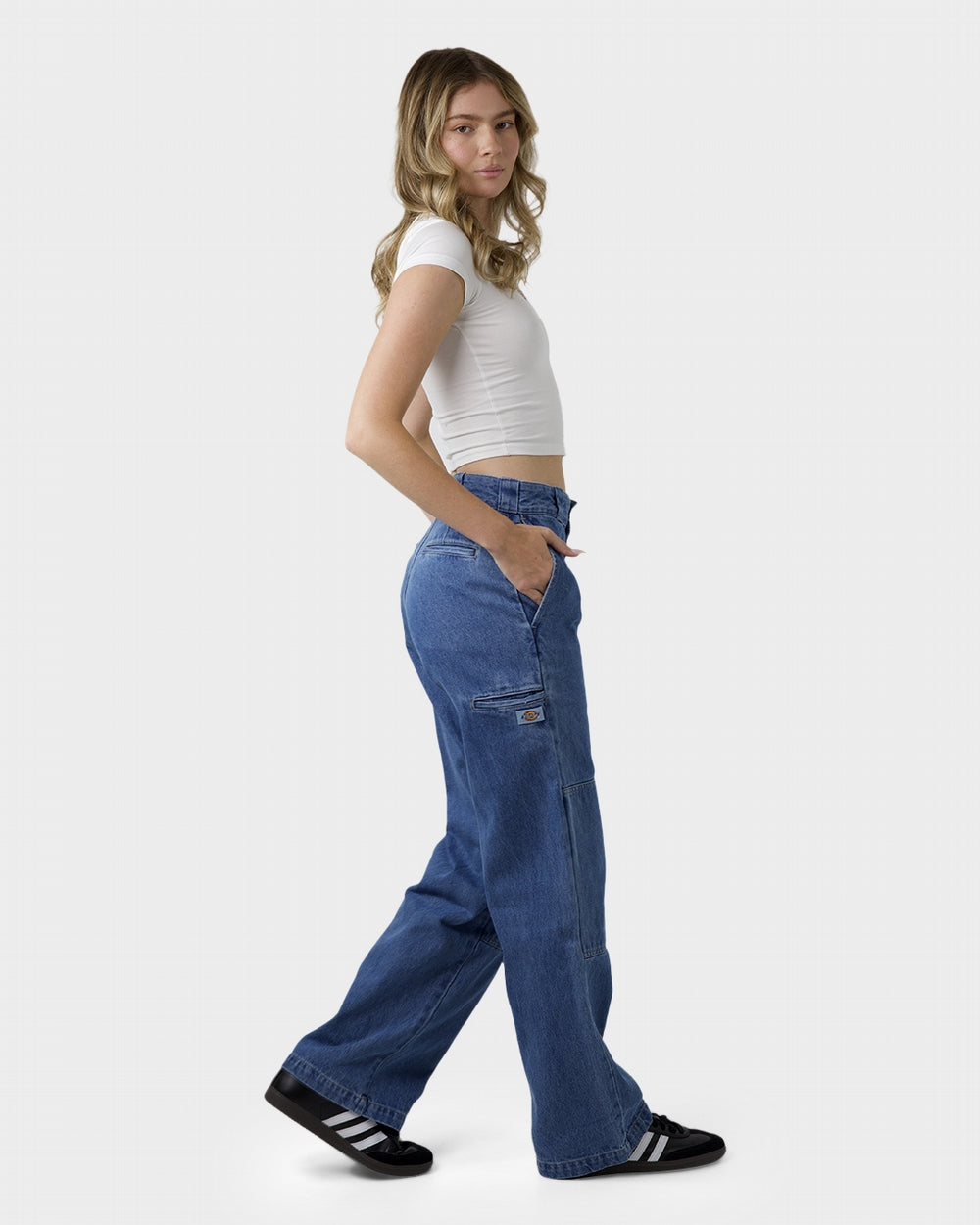 Dickies 85-283AU Baggy Fit Double Knee Denim Jean