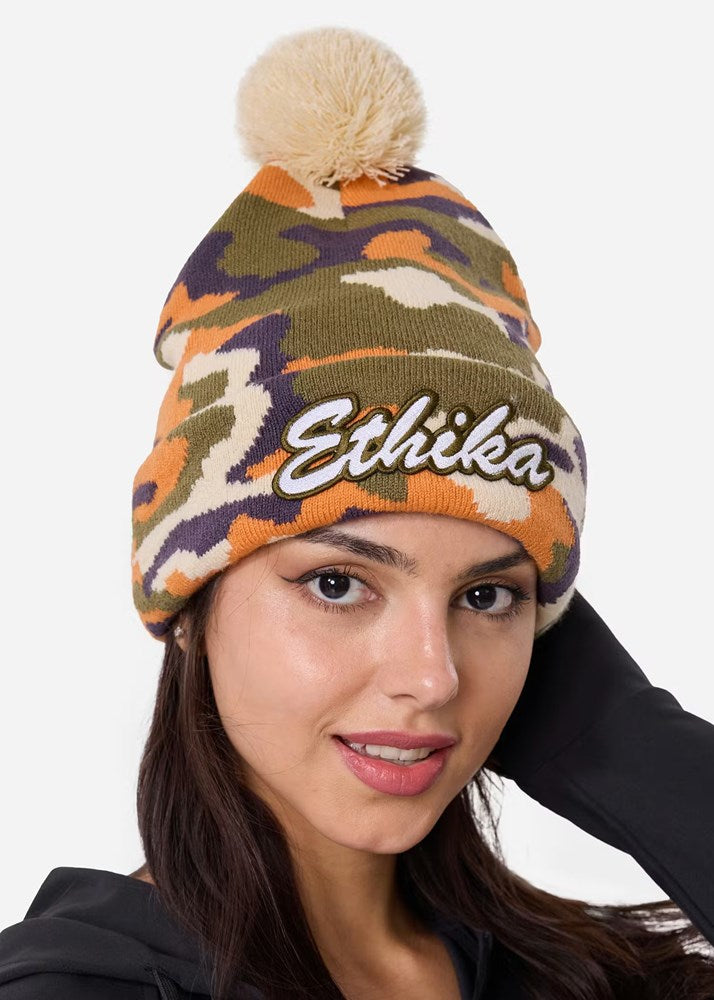 Ethika Camo Pom Beanie