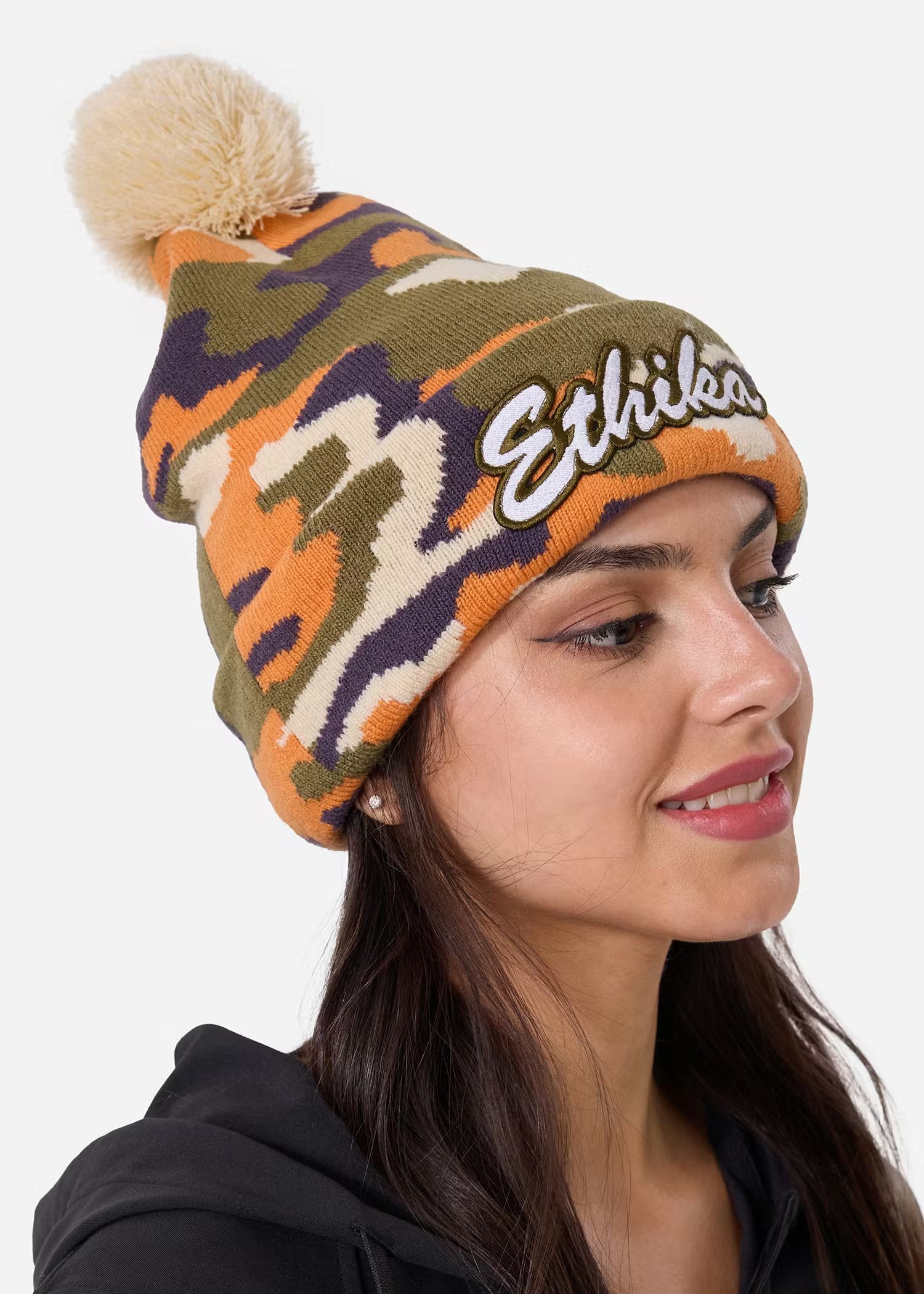 Ethika Camo Pom Beanie