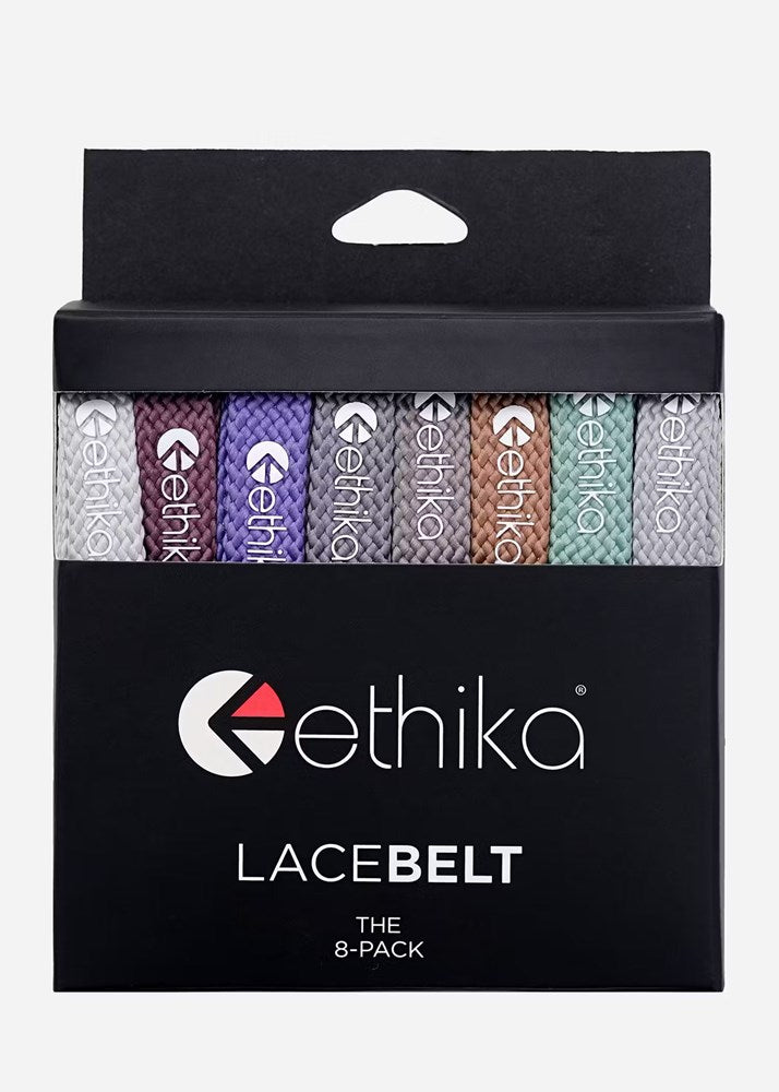 Ethika Shoelace Belt 8 Pack - Clean Set