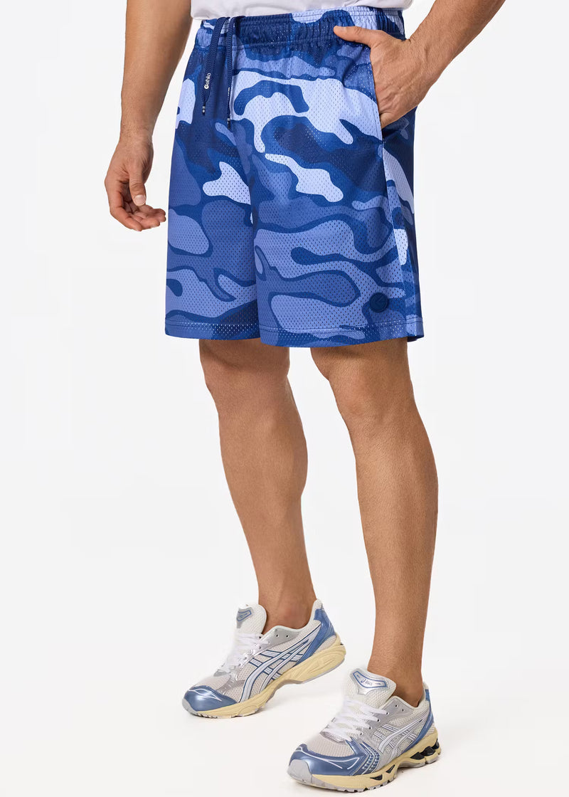 Ethika Mens Bolt Camo Basketball Short 7"