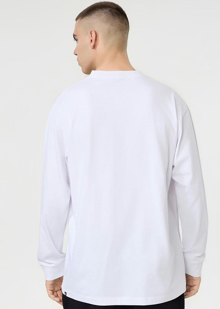Ethika Mens Rider Longsleeve Tee - White