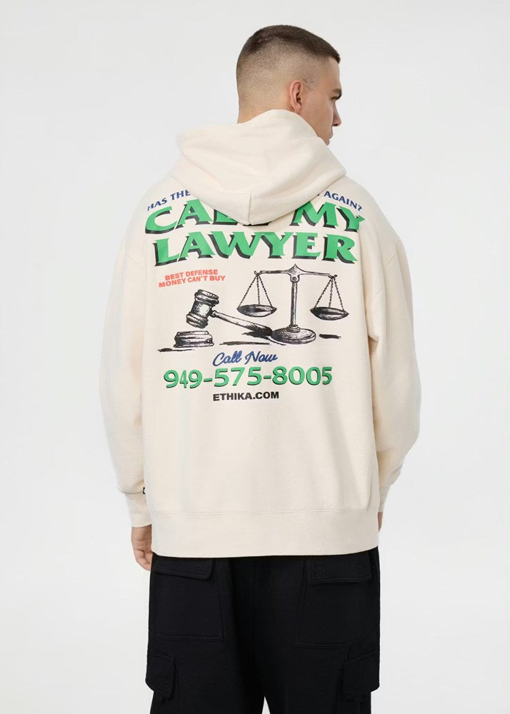 Ethika Mens Fight For You Hoodie - Cream