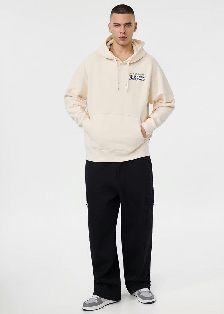 Ethika Mens Fight For You Hoodie - Cream