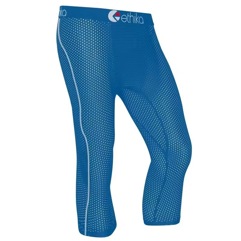 Ethika Mens Flow Blue 3/4 Tight