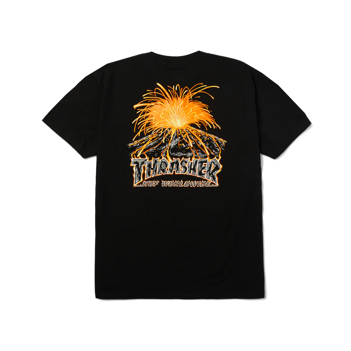 Huf X Thrasher Meltdown Tee - Black