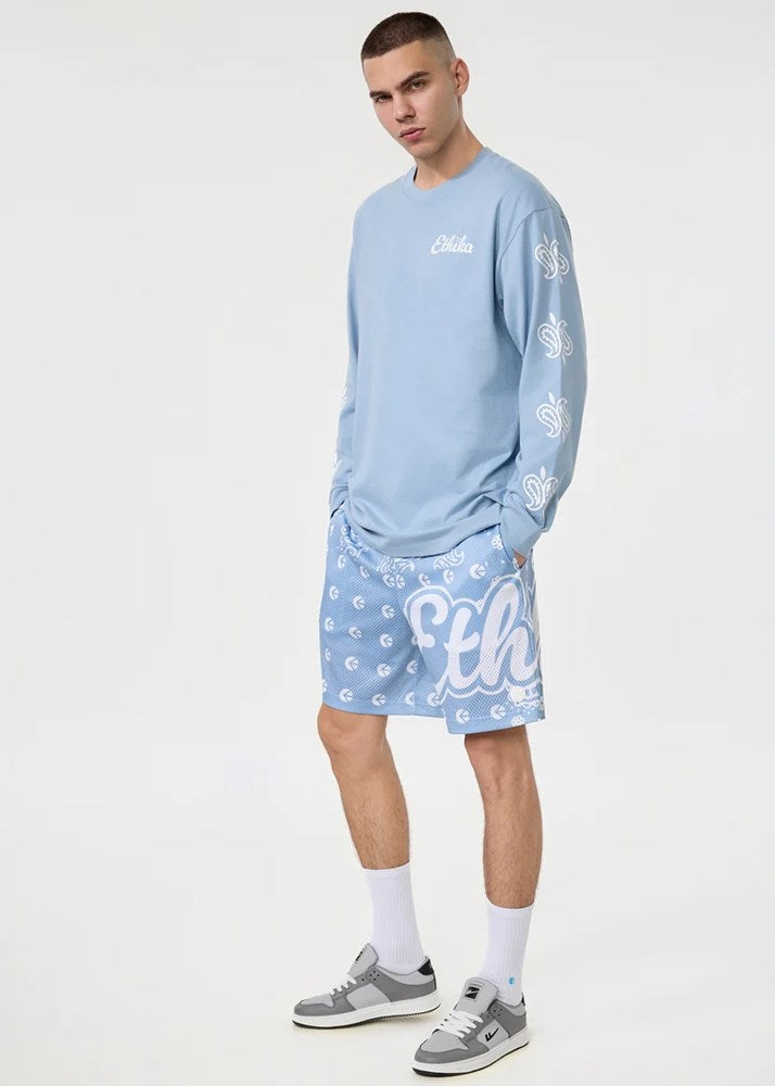 Ethika Mens Ice Banda 7 Inch Basketball Short