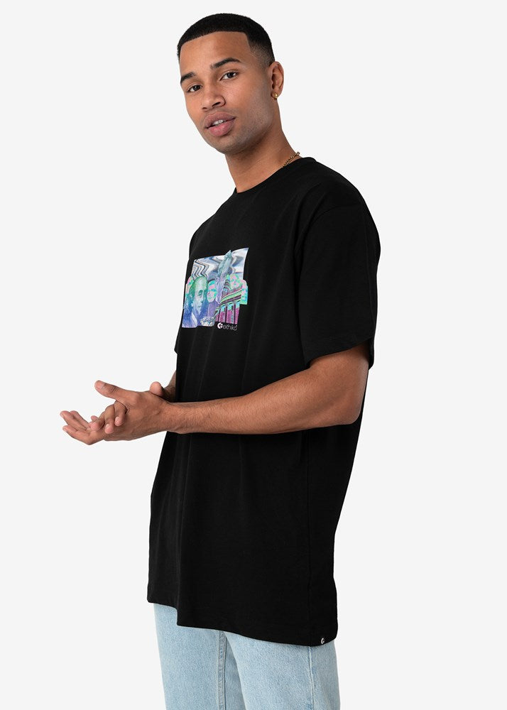 Ethika Mens Benji Glitchin Tee - Black