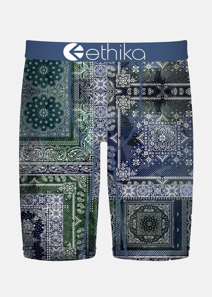 Ethika Mens Indigo Bloom Kapital Staple
