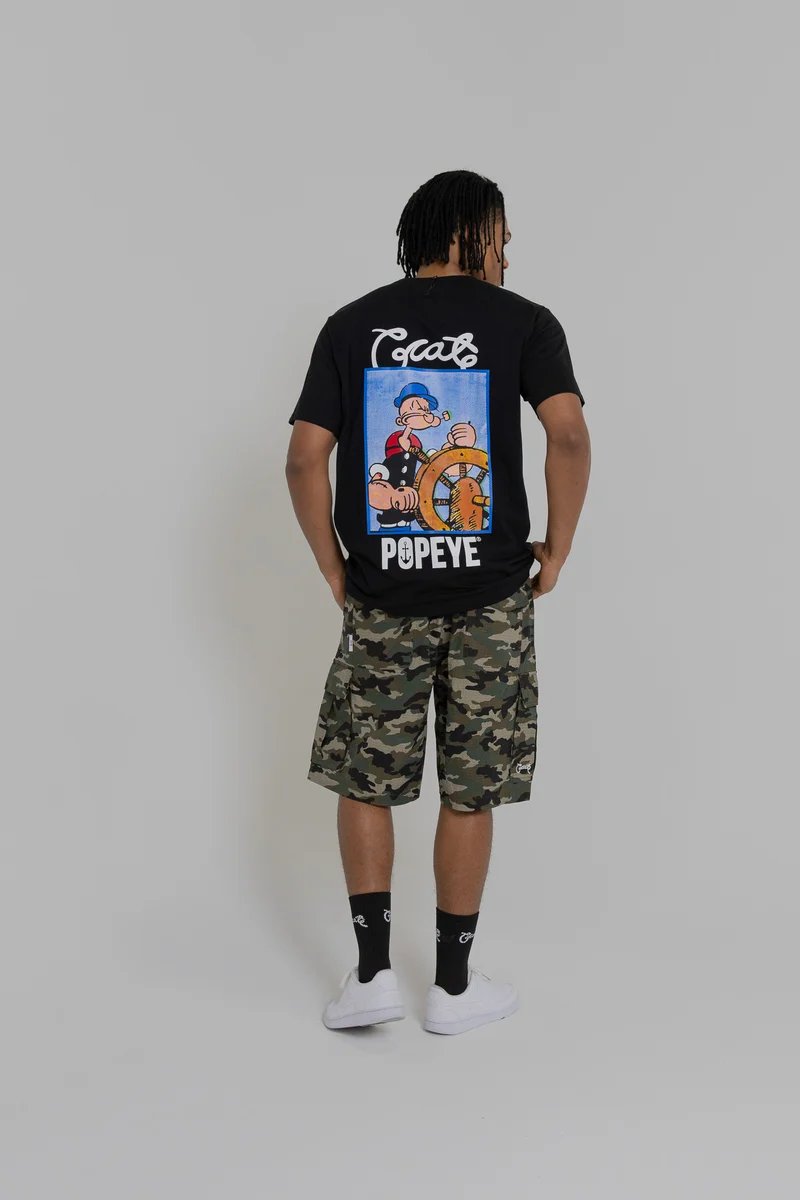 Crate X Popeye Captain Tee - Black