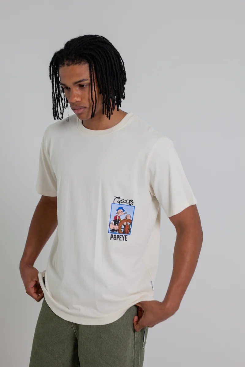 Crate X Popeye Captain Tee - Tofu