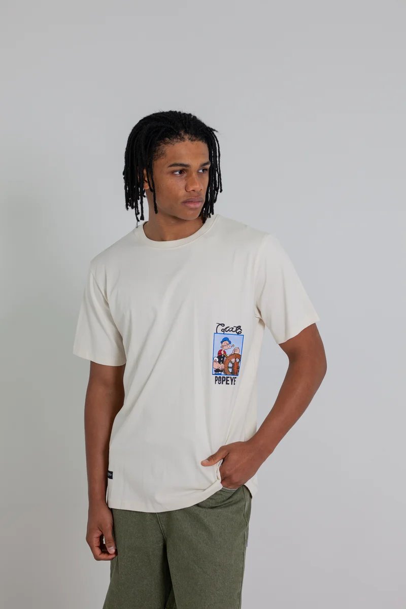 Crate X Popeye Captain Tee - Tofu