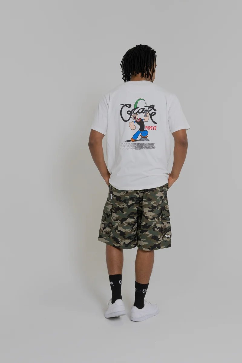 Crate X Popeye Spinach Tee - White