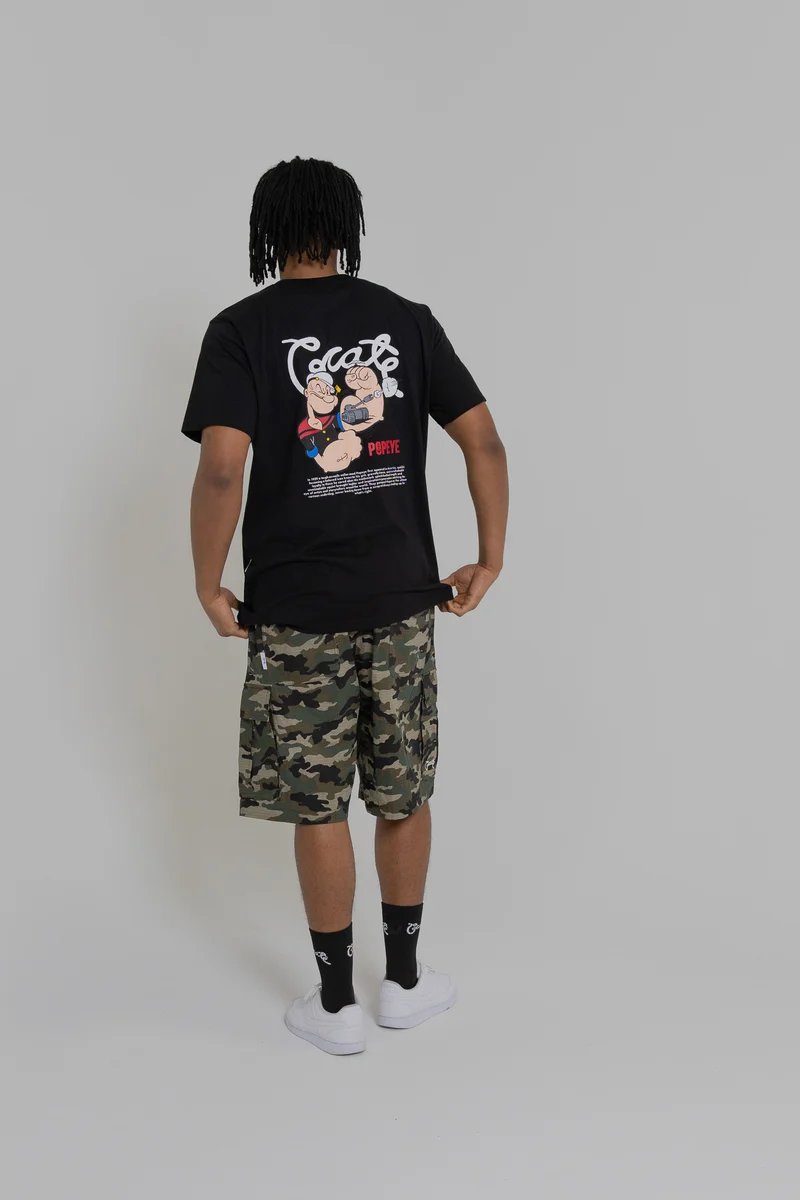 Crate X Popeye Tank Tee - Black