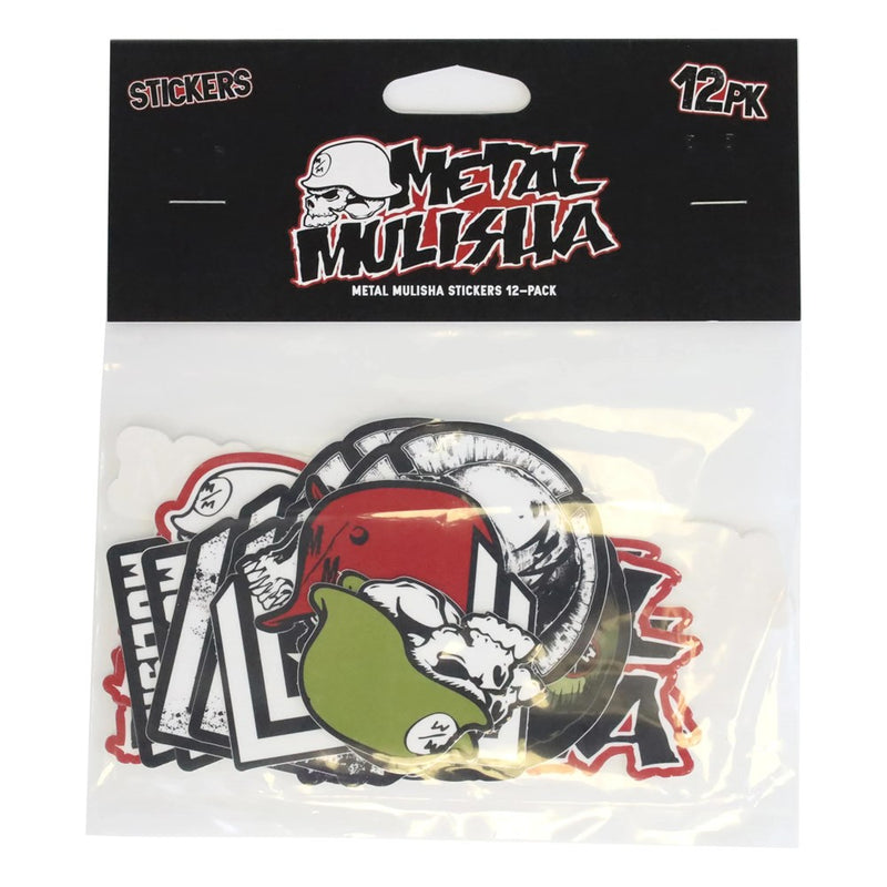 Metal Mulisha Stickers Assorted 12 Pack