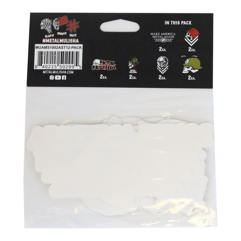 Metal Mulisha Stickers Assorted 12 Pack