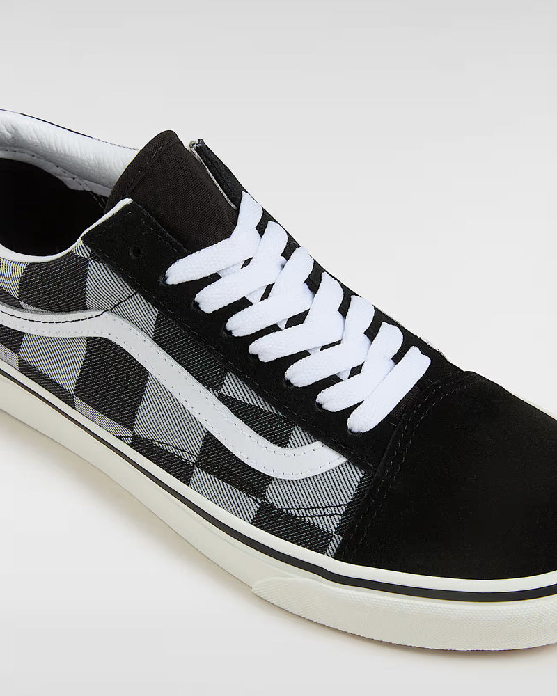 Vans Old Skool Mono Checkerboard - Black
