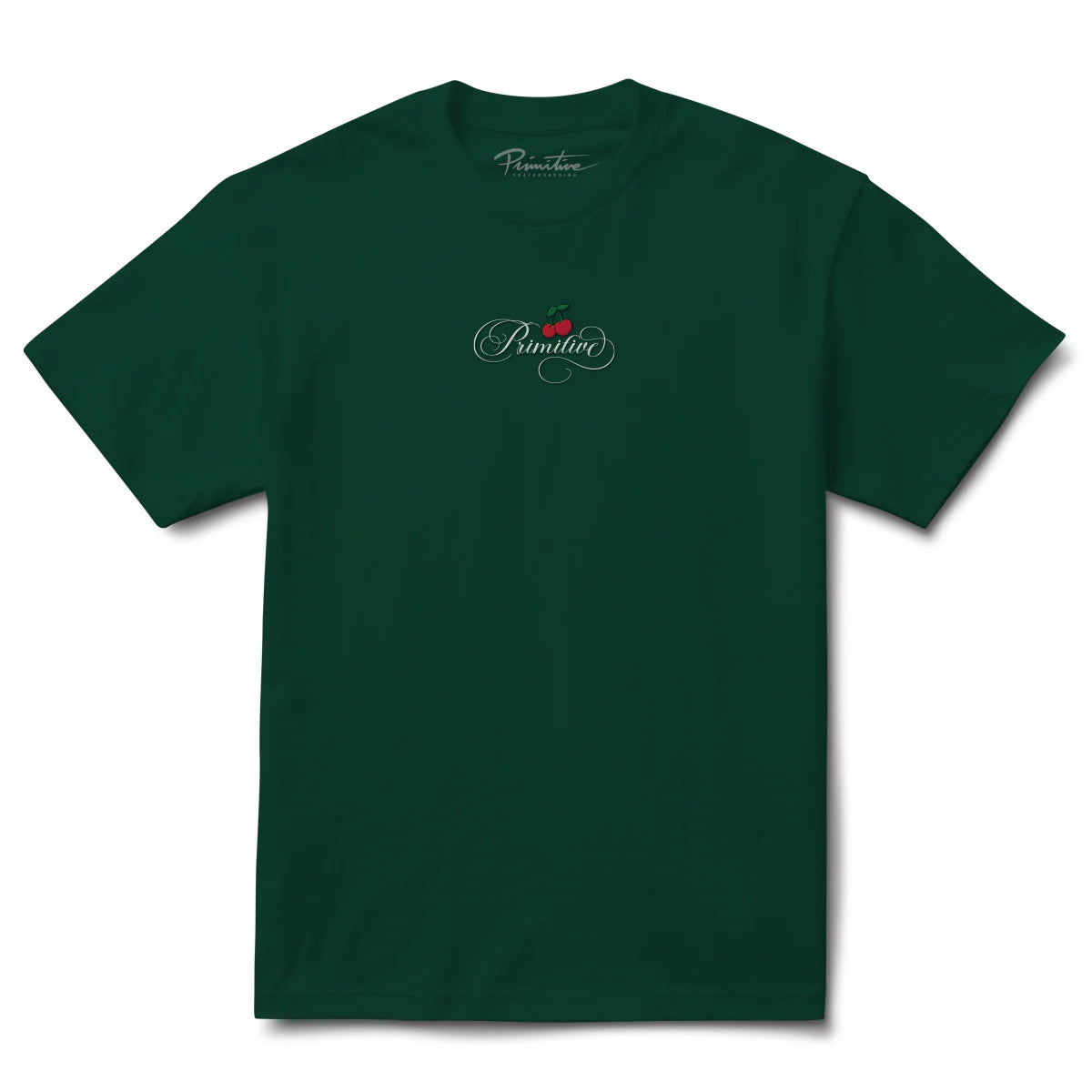 PRIMITIVE TEE BLACKJACK RHINESTONE FOREST GREEN