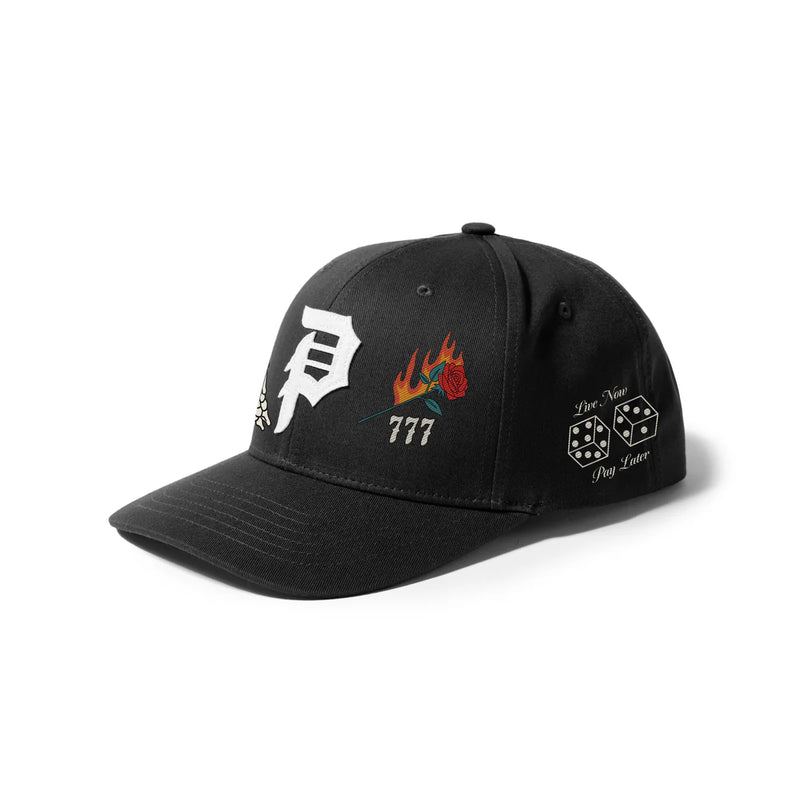 PRIMITIVE BLACKJACK SNAPBACK BLACK