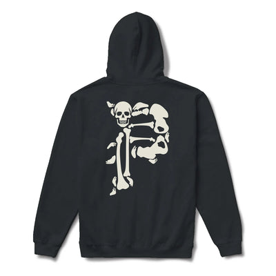 Primitive Dirty P Bones Hood - Black