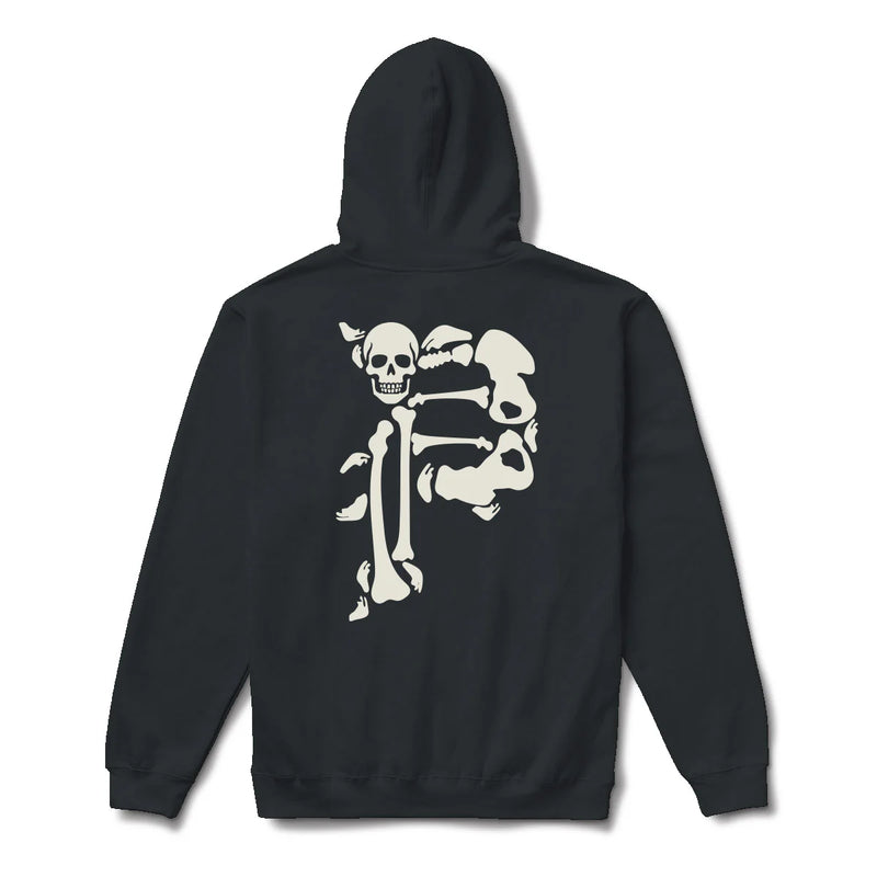 Primitive Dirty P Bones Hood - Black
