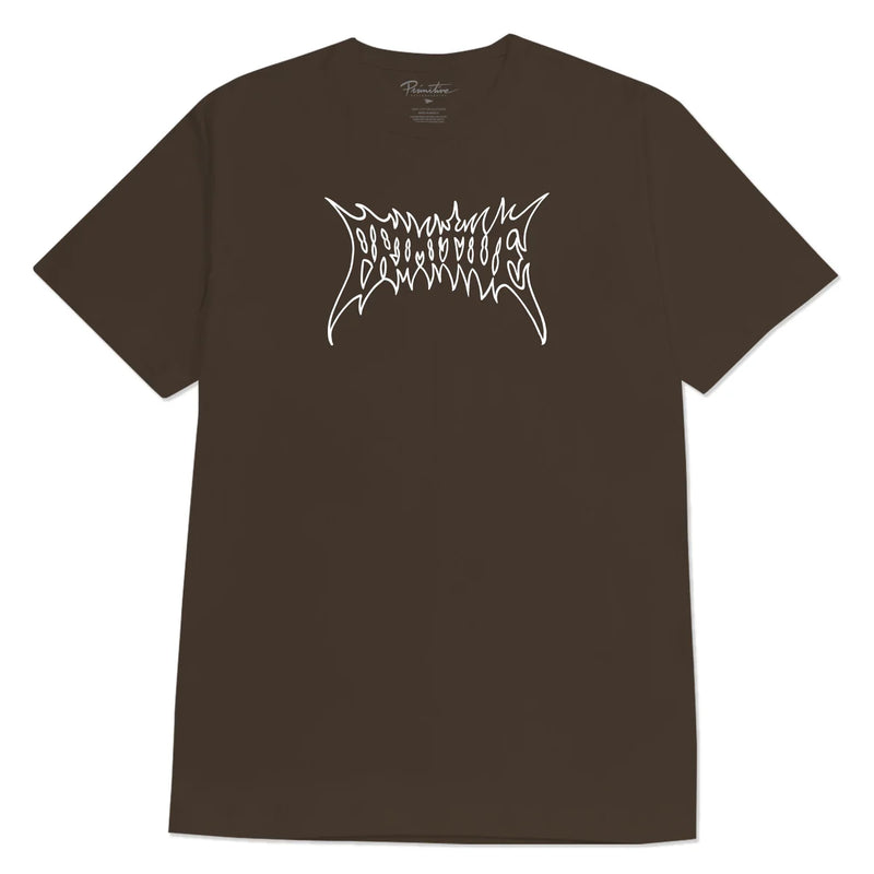 Primitive Threat Heavyweight Tee - Brown