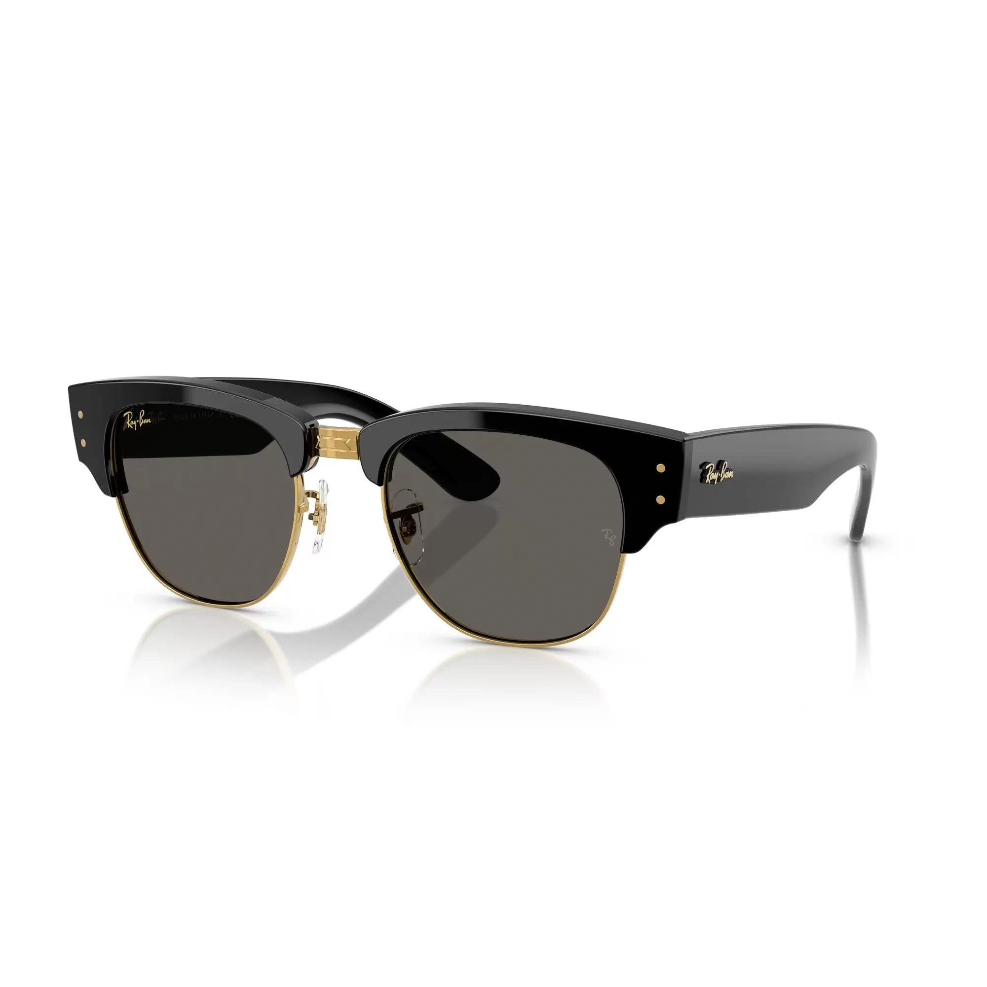 Ray Ban Mega Clubmaster Black/Gold Black Lens
