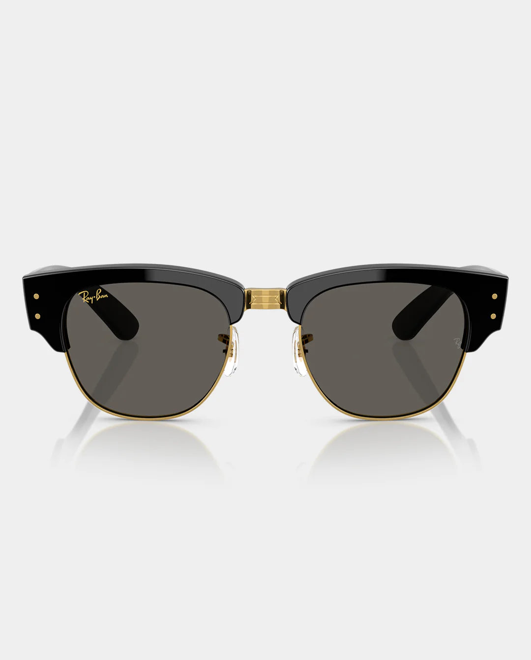 Ray Ban Mega Clubmaster - Black On Gold/Ultra Black Lens